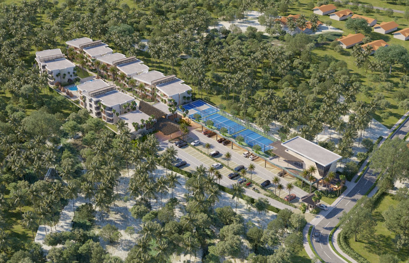 Vista aérea de Las Galeras